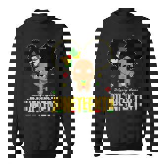 Remembering My Ancestors Junenth Melanin Kid Girl Toddler Sweatshirt | Mazezy