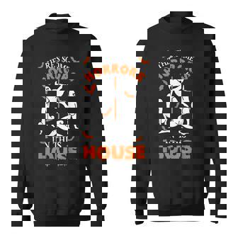 There's Some Horrors In This House Spooky Ghost Halloween Sweatshirt - Seseable