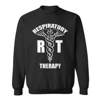 Respiratory Therapy Rt Therapist Rt Caduceus Medical Symbol Sweatshirt | Mazezy