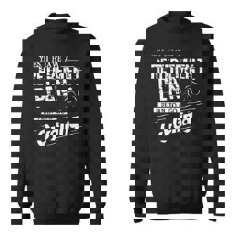 Retirement Plan Is To Go Cycling Retire Sweatshirt | Mazezy