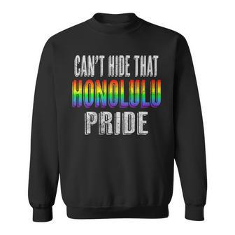 Retro 70S 80S Style Cant Hide That Honolulu Gay Pride Sweatshirt | Mazezy