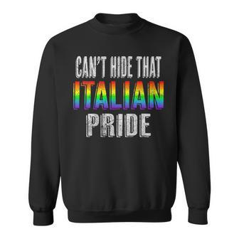 Retro 70S 80S Style Cant Hide That Italian Pride Sweatshirt | Mazezy
