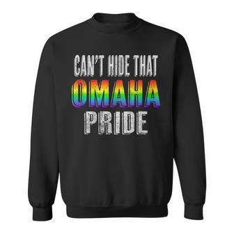 Retro 70S 80S Style Cant Hide That Omaha Gay Pride Sweatshirt | Mazezy