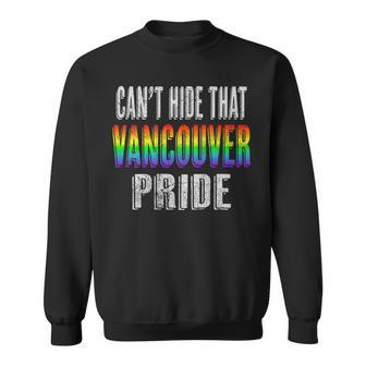 Retro 70S 80S Style Cant Hide That Vancouver Gay Pride Sweatshirt | Mazezy DE