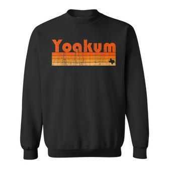Retro 80S Style Yoakum Tx Sweatshirt | Mazezy