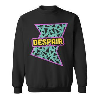 Retro 90S Despair Vaporwave Aesthetics Sweatshirt | Mazezy
