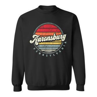 Retro Aaronsburg Home State Cool 70S Style Sunset Sweatshirt | Mazezy AU