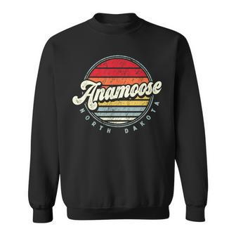 Retro Anamoose Home State Cool 70S Style Sunset Sweatshirt | Mazezy