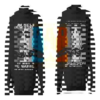 Retro Arm Wrestling Dad Normal Dad But Cooler Armwrestling Sweatshirt - Thegiftio UK