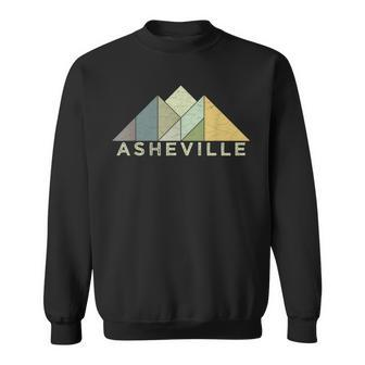 Retro Asheville Nc Vintage Mountains Sweatshirt | Mazezy
