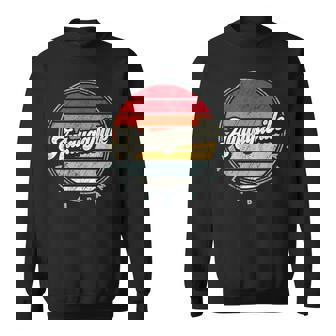 Retro Autaugaville Home State Cool 70S Style Sunset Sweatshirt | Mazezy