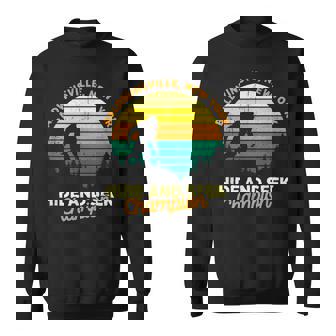 Retro Baldwinsville New York Big Foot Souvenir Sweatshirt | Mazezy