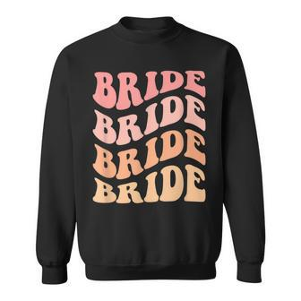 Retro Batch Bachelorette Party Outfit Bride Funny Sweatshirt - Monsterry UK