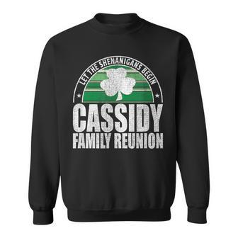 Retro Cassidy Family Reunion Irish Sweatshirt | Mazezy AU