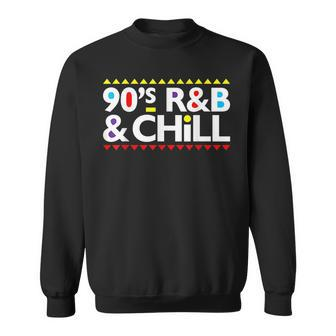 Retro Cool I Love 90S R&B & Chill R&B Music Lovers Sweatshirt - Seseable