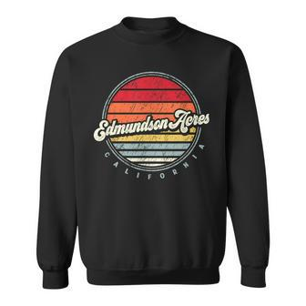 Retro Edmundson Acres Home State Cool 70S Style Sunset Sweatshirt | Mazezy