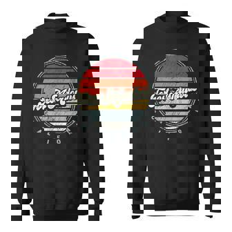 Retro Forest Meadows Home State Cool 70S Style Sunset Sweatshirt | Mazezy