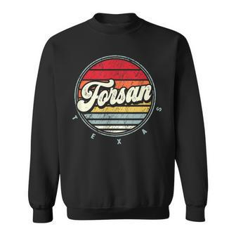 Retro Forsan Home State Cool 70S Style Sunset Sweatshirt | Mazezy
