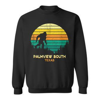 Retro Palmview South Texas Big Foot Souvenir Sweatshirt | Mazezy