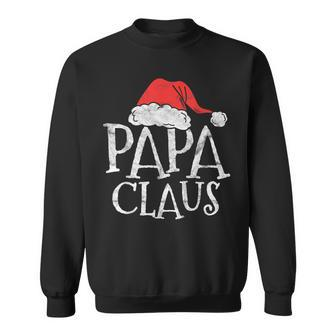 Retro Papa Claus Christmas Santa Costume Father Sweatshirt | Mazezy