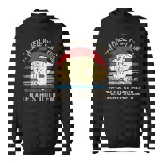 Retro Poker Player Texas Hold'em Poker Game Royal Flush Sweatshirt | Mazezy