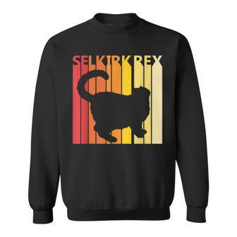 Retro Selkirk Rex Cat Merry Christmas Sweatshirt | Mazezy