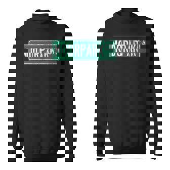 Retro Style Moorpark Ca Street Sign Sweatshirt | Mazezy