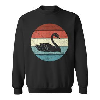 Retro Swan Sweatshirt | Mazezy AU