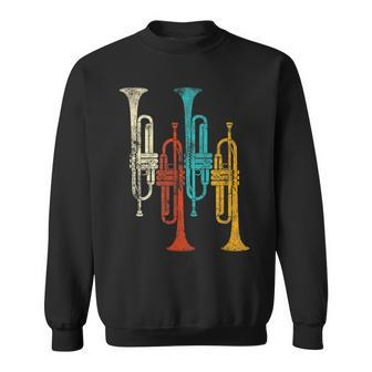 Retro Trumpet Jazz Sweatshirt | Mazezy