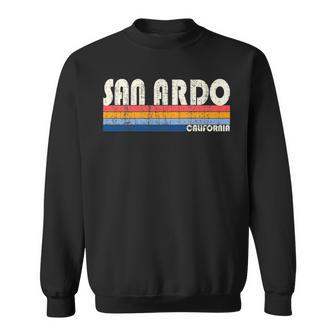 Retro Vintage 70S 80S Style San Ardo Ca Sweatshirt | Mazezy
