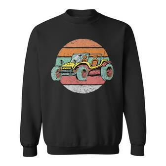 Retro Vintage Dune Buggy Off Road Course Sweatshirt | Mazezy