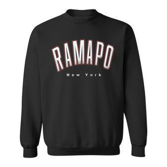 Retro Vintage New York State Jersey Ramapo Varsity Sweatshirt | Mazezy