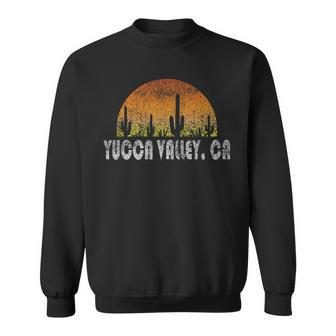 Retro Yucca Valley California Desert Sunset Vintage Sweatshirt | Mazezy DE