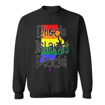 Rhode Island Gay Pride Sweatshirt | Mazezy