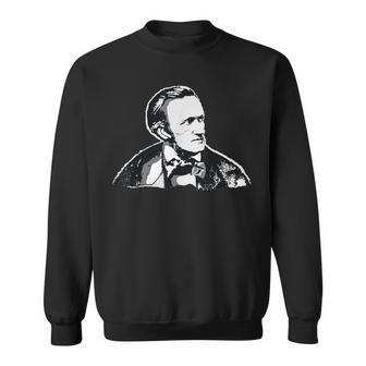 Richard Wagner Classical Composer Earbuds Sweatshirt | Mazezy UK