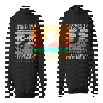 Riding Rodeo Cowgirl Horse Retro Sexy Cowgirls Funny Western Sweatshirt | Mazezy