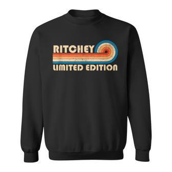 Ritchey Surname Retro Vintage 80S 90S Birthday Reunion 90S Vintage Designs Funny Gifts Sweatshirt | Mazezy CA
