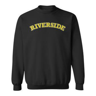 Riverside Wording Sweatshirt | Mazezy