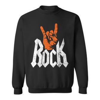 Rock And Roll Rock Music Rock Music Lover Sweatshirt - Seseable