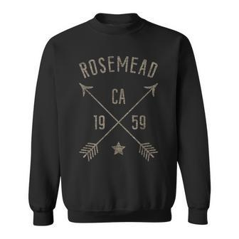 Rosemead Ca T Cool Vintage Retro Style Home City Sweatshirt | Mazezy