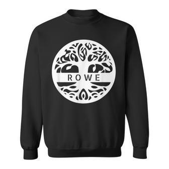 Rowe Personalized Irish Name Celtic Tree Of Life Sweatshirt - Seseable