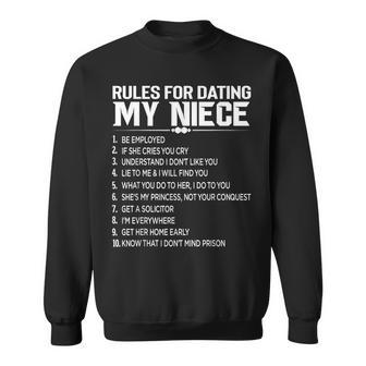 Rules Dating My Niece Overprotective Uncle Protective Sweatshirt | Mazezy