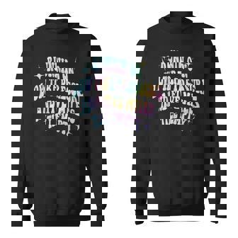 Running On Low Tire Pressure And Five Miles Till Emp Tie Dye Running Funny Gifts Sweatshirt | Mazezy