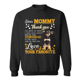 Russkiy Toy Dear Mommy Thank You For Being My Mommy Sweatshirt - Monsterry CA