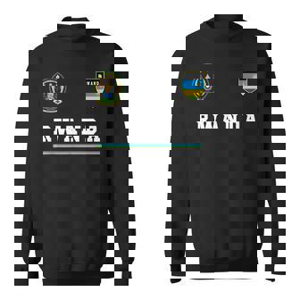 Rwanda SportSoccer Jersey Flag Football Africa Sweatshirt | Mazezy