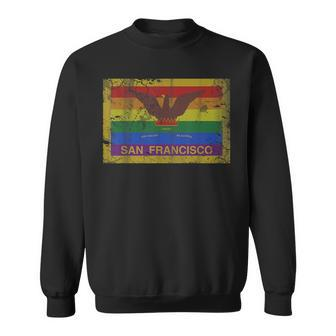 San Francisco California Lgbt Gay Pride Flag Sweatshirt | Mazezy