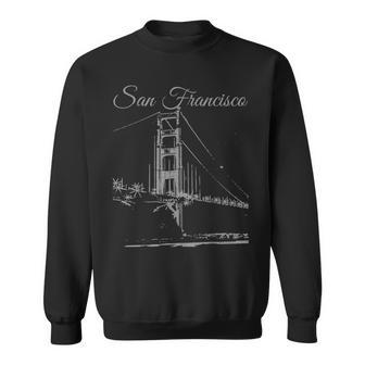 San Francisco Golden Gate Bridge California Souvenir Sweatshirt | Mazezy