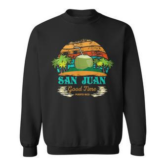 San Juan Puerto Rico Souvenir Vintage T Sweatshirt | Mazezy