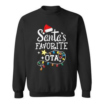 Santas Favorite Ota Christmas Occupational Therapy Assistant Sweatshirt | Mazezy UK