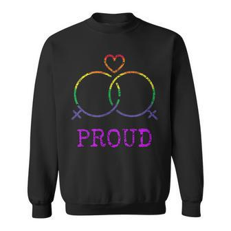 Sapphic Pride WW Lesbian Pride Lgbt Sweatshirt | Mazezy